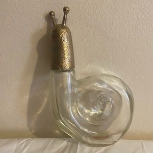 Vintage Avon snail perfume bottle